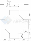 Крышка Х-секции замкового лотка 50x0.7 КЛЗХ